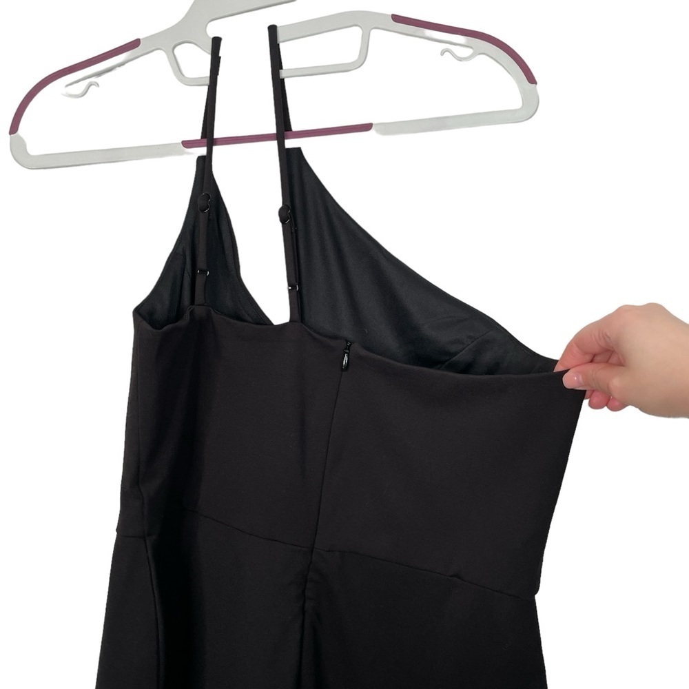 Chloe Kristyn Nicole Black Cutout One Shoulder Dress - Picture 6 of 11